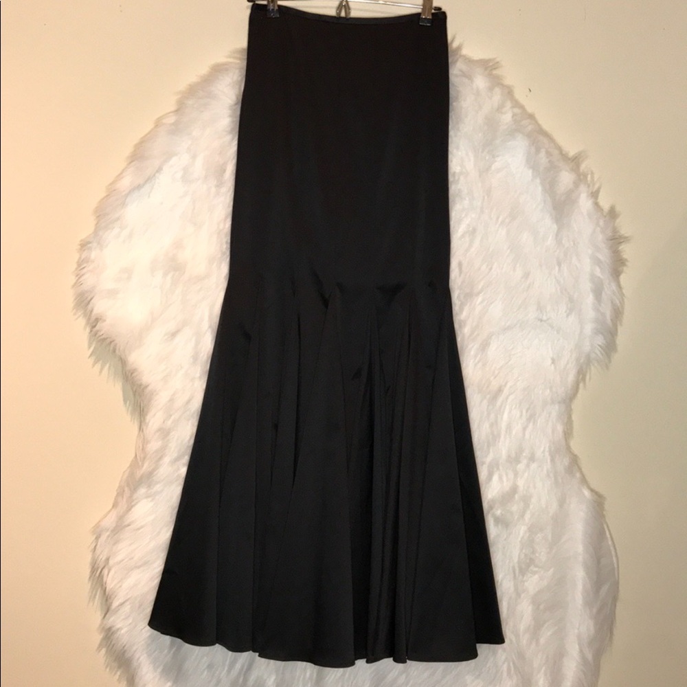 Cache Black Evening Long Skirt